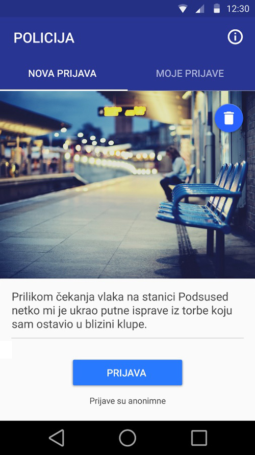 MUP sigurnost aplikacija