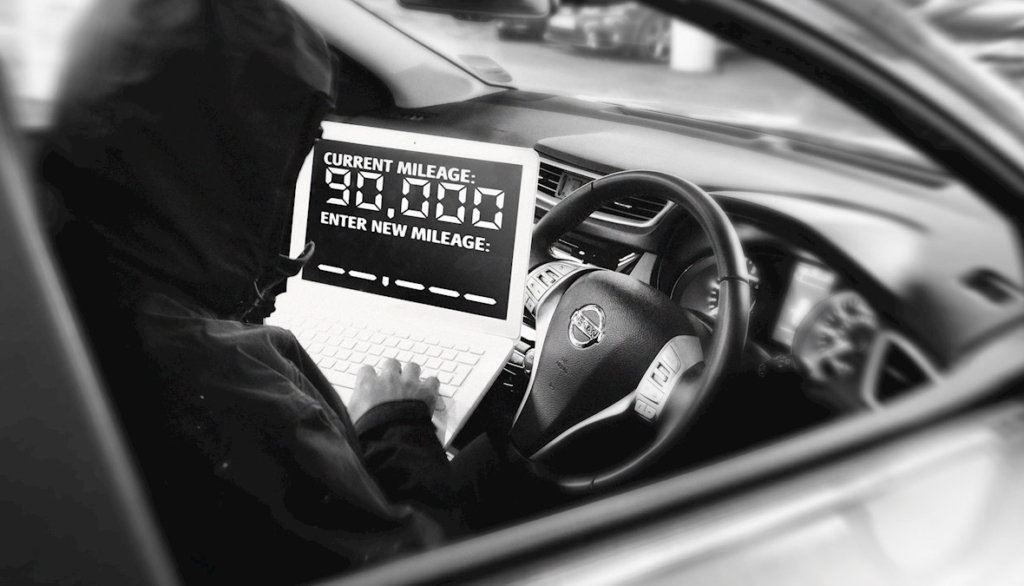 skidanje kilometara na automobilu
